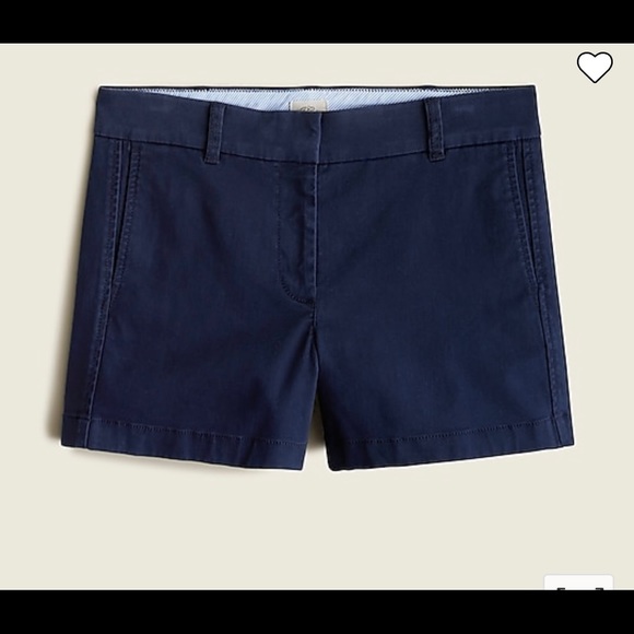 J.Crew 4” stretch chino short - Navy - Picture 1 of 5